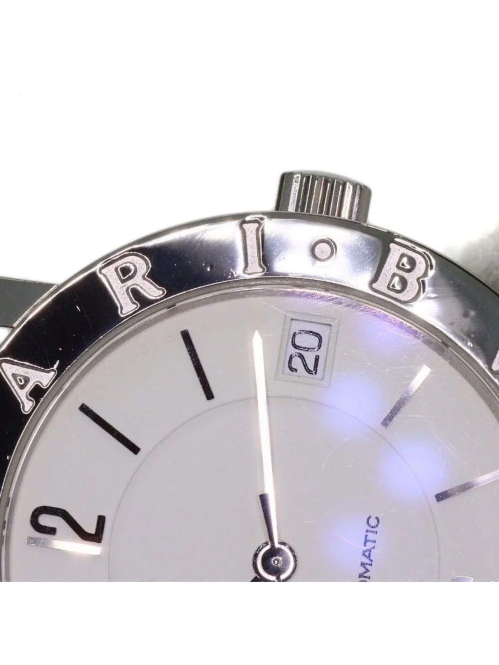 Bvlgari Auto Watch SS Leather